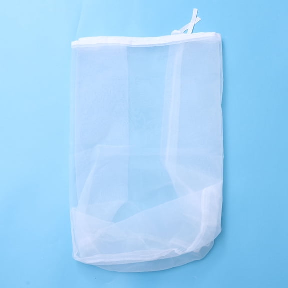 YUNLIGHTS Washable Fine Mesh Strainer Bag White for Homemade Drinks and Wine Brewing