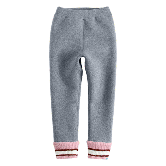 YUNLIUU Baby Girls Leggings Footless Tights Lace Ruffle Tights Cotton Basic Leggings Cable Knit Tights Pants Warm Winter Leggings Pants for Kids Little Girls Size 3-4