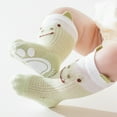 thumbnail image 1 of YUNLIUU Baby Knee High Socks Cotton Socks Kids Soccer Socks Sports Socks Casual Socks Long Tube Stockings for Newborn Infant 0-6 Months, 1 of 7