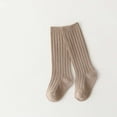 thumbnail image 1 of YUNLIUU Baby Knee High Socks Toddler Long Socks Cotton Socks Athletic Tube Socks Long Tube Stockings for Toddler Kids 6-12 Months, 1 of 3