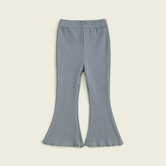 YUNLIUU Baby Leggings Toddler Footless Tights Ruffle Leggings Cotton Stockings Pants Kids Stretchy Warm Tights Pants Winter Warm Pants Leggings for Toddlers Size 5-6