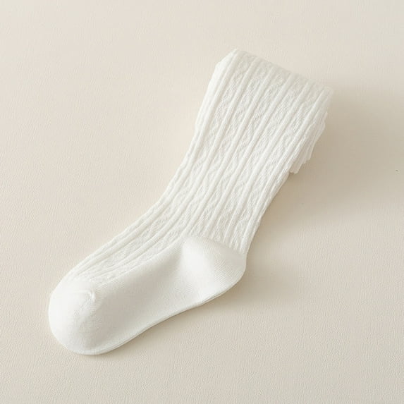 YUNLIUU Baby Toddler Girls Winter Tights Cotton Solid Leggings School Uniform Warm Stockings Tights Pantyhose Winter Stocking Pants for Baby Girls Size 11-12