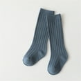 thumbnail image 1 of YUNLIUU Kids Girl Knee High Socks Toddler Long Socks Cotton Socks Athletic Tube Socks Casual Dress Socks Long Tube Stockings for Boys Girls 1-12 Years, 1 of 3