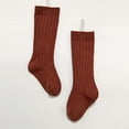 thumbnail image 1 of YUNLIUU Kids Knee High Socks Toddler Long Socks Cotton Socks Kids Soccer Socks Baseball Softball Socks Long Tube Stockings for Toddlers Kids Boys Girls 0-6 Months, 1 of 3