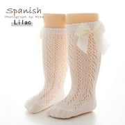 YUNLIUU Toddler Girls Knee High Socks Cotton Uniform Socks Athletic Sports Soccer Socks Tube Sock Long Tube Stockings Socks for Girls Boys Kids 6-12 Months