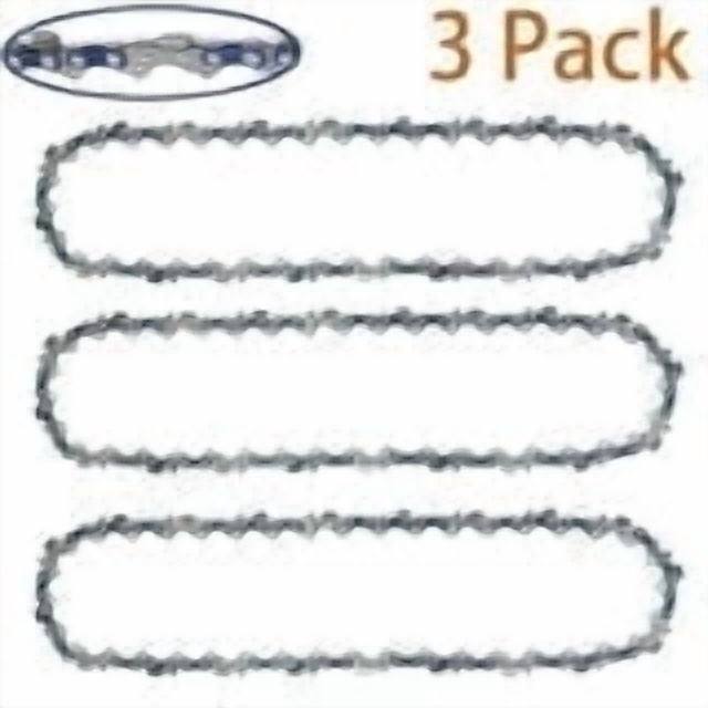 YUNMEIYI 3 Pack 16 Inch Chainsaw Chain 3/8" LP Pitch, .050" Gauge, 56 ...