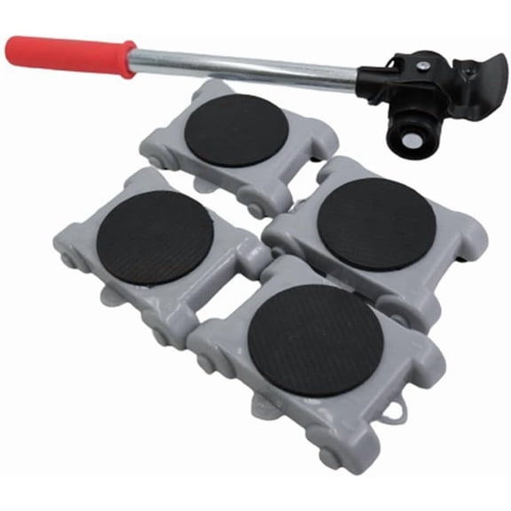 YUNMEIYI Furniture Lifter Mover Tool Set and 4 pcs Furniture Slides Kit, Furniture Move Roller Tools, 360 Degree Rotatable Pads, Suitable for Furniture Such as Sofas and refrigerators