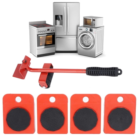 YUNMEIYI Furniture Mover Dolly, Heavy Furniture Moving Sliders with 8 Wheels 6-Inch Appliance Movers Dolly with Lifter for Easy Moving, Up to 900 Lbs Load Capacity