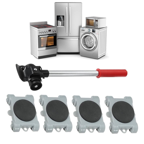 YUNMEIYI Furniture Mover Dolly, Heavy Furniture Moving Sliders with 8 Wheels 6-Inch Appliance Movers Dolly with Lifter for Easy Moving, Up to 900 Lbs Load Capacity