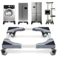 thumbnail image 1 of YUNMEIYI Mini Fridge Stand,Raised Base Adjustable Mini Refrigerator Stand,Christmas Tree Platform,Pedestal Stand, 4 Strong Feet Washer and Dryer Stand,Base for Heavy weight, 1 of 7