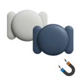 thumbnail image 1 of YUNOVA 2 Pack Magnetic Airtag Holder Case with Strong Magnet, Waterproof Silicone Cover for Apple AirTag, Hidden GPS Tracker Mount for Car, Bike, Motorcycle, Luggage, Metal Surfaces, 1 of 6