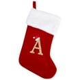 thumbnail image 1 of YUNOVA 20 Inch Monogram Christmas Stockings, Red Velvet with White Plush Cuff, Personalized Letters A-Z for Fireplace Mantel, Tree, Holiday Home Decor, 1 of 10