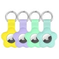 thumbnail image 1 of YUNOVA 4 Pack Floral AirTag Holder Case with Keychain - Premium Silicone Protective Cover for Apple AirTag 2021 Tracker | Anti-Scratch, Anti-Loss Design for Keys, Luggage, Pets & Valuables, 1 of 7