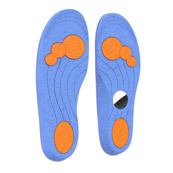 YUNOVA AirTag Insoles, Hidden Tracking Holder, Trim-to-Fit Arch Support Shock Absorption Inserts Compatible with AirTag for Kids Adults Elderly