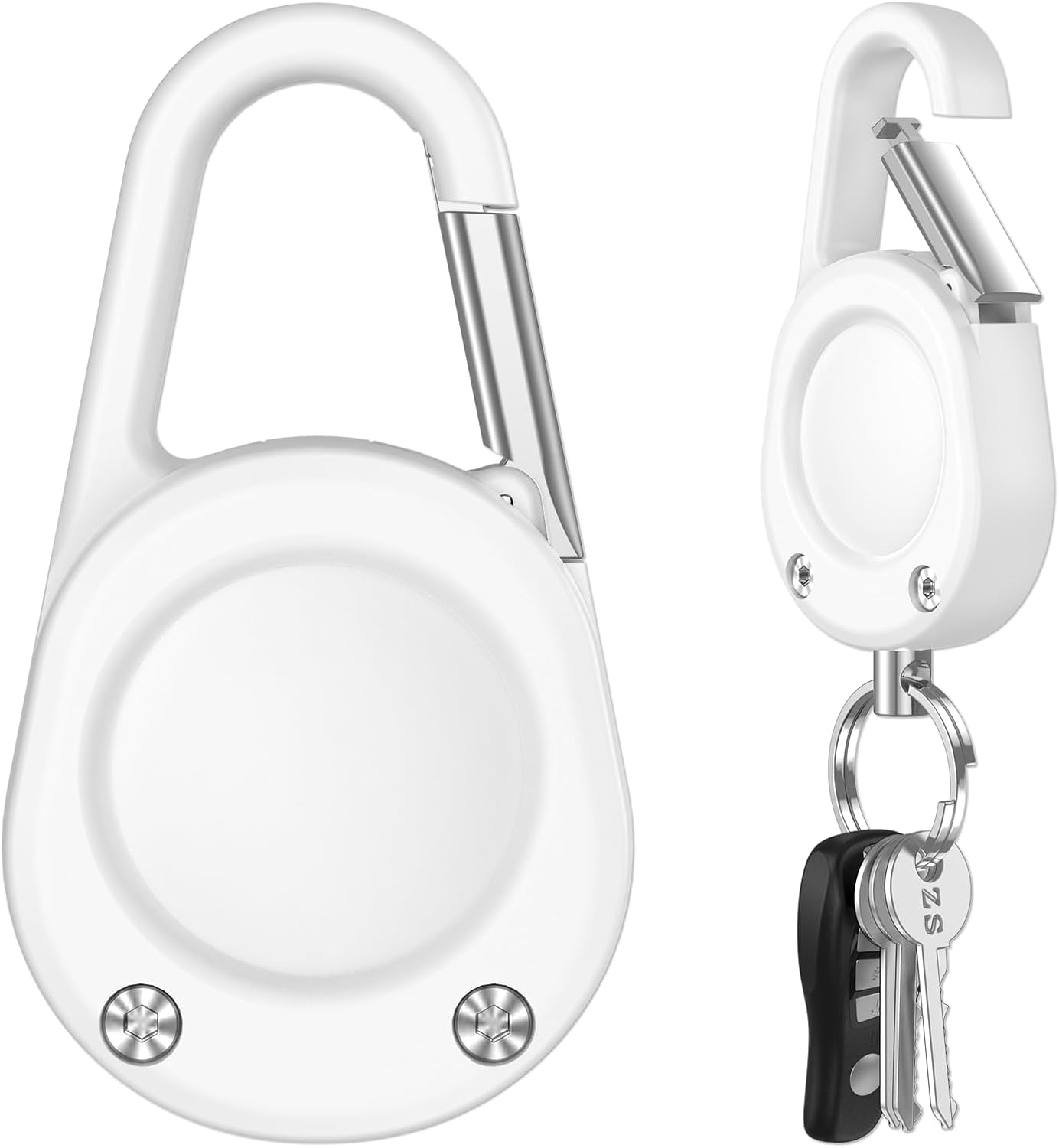 Keys Backpack YUNOVA AirTag Keychain Holder, IPX8 Waterproof Carabiner with Lock ...