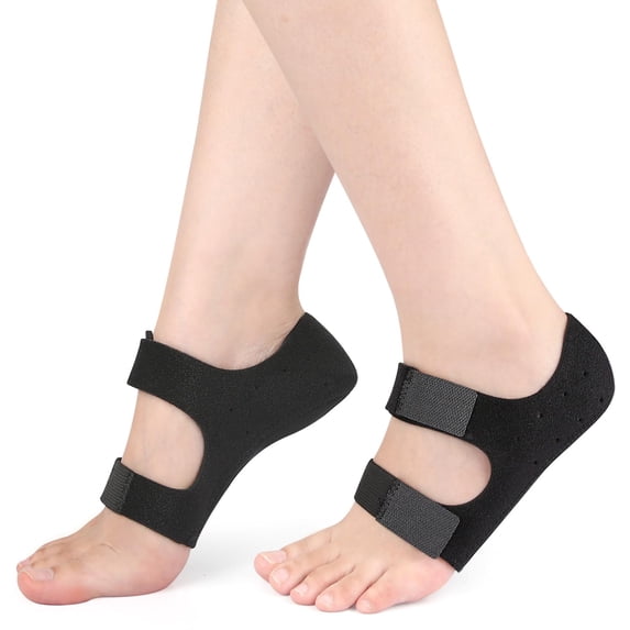 YUNOVA Breathable Heel Cushion with Arch Support - Gel Pad for Running, Work Boots & Standing Relief, Skin-Friendly Design for Men/Women