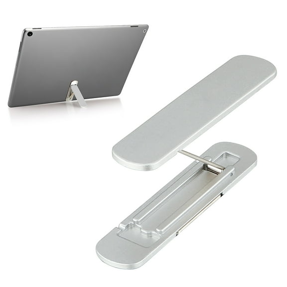 YUNOVA Slim Metal Tablet Stand, Multi-Angle Adjustable, Premium Aero-Aluminium Alloy, Fits for iPad/Samsung Tablets, Holder for Certificates/Photos, Portable & Space-Saving Design