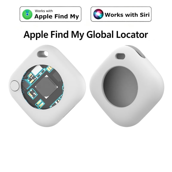 YUNOVA Smart GPS Tracker Compatible with Apple Find My Network, U1 Chip IPX6 Waterproof Tracker with 12-Month Battery, Item Locator for Keys Luggage Pet