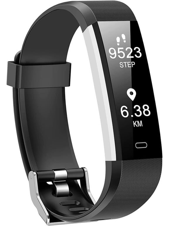 Waterproof Fitness Tracker with 24/7 Heart Rate & Sleep Monitor, 14 Sports Modes, Smart Notifications, USB Charging for Women Men