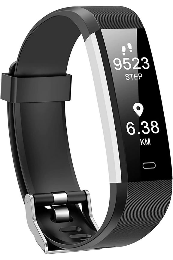 Waterproof Fitness Tracker with 24/7 Heart Rate & Sleep Monitor, 14 Sports Modes, Smart Notifications, USB Charging for Women Men