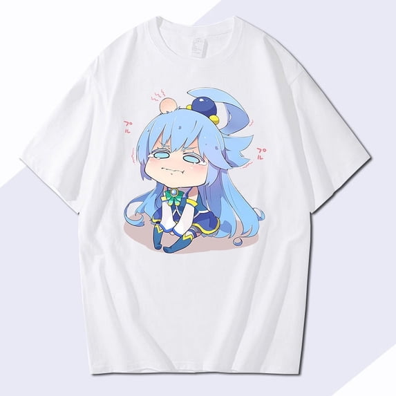 YUNQI God's Blessing On This Wonderful World Season 3T-shirt Cotton short-sleeved T-shirt