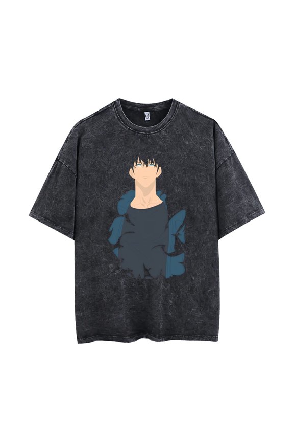 Solo Leveling Chibi Short Sleeve T-Shirt 100% Cotton Crew Neck T-Shirt Fashion Summer Tops