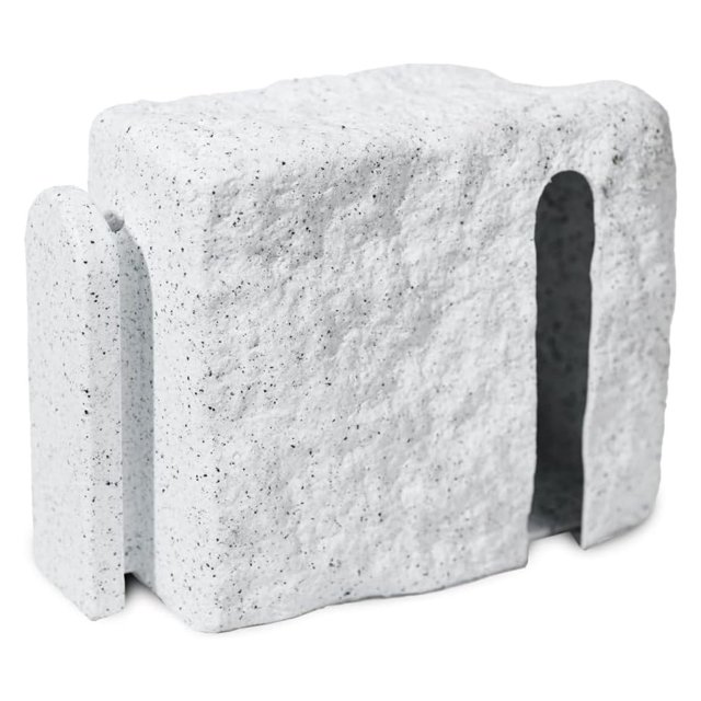 YUNTIE Limewash Left Turn Block Landscape Edging for Lawn & Garden