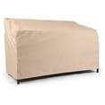 YUNTIE Outdoor Patio Glider Cover HeavyDuty Polyester, Weather Resistant, Drawcord , Seating