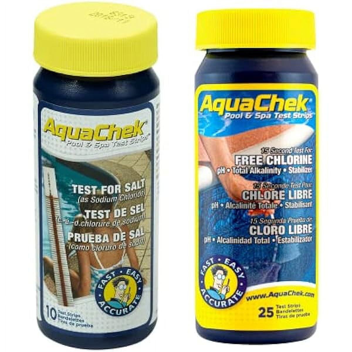 YUNTIE Salt System Test Kit for Pools and Spas Salt Water Pool Test Strips for Sodium