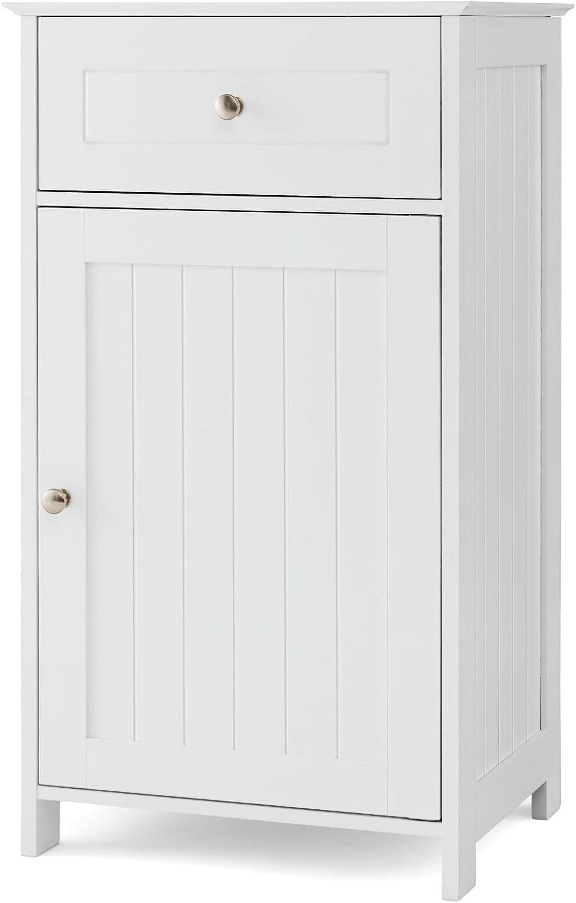 YUNXI Small Bathroom for Small Spaces, Freestanding Single Door