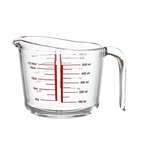 YUNXNK Cup Measuring Cups Stir Measure Pour Coffee Kitchen Flour Baking Graduated Mixing Mugs Scale