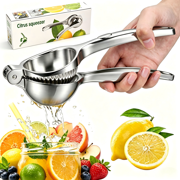 YUOFD Stainless Steel Lemon Squeezer, Lemon Juicer by Hand, Gadgets for Kitchen