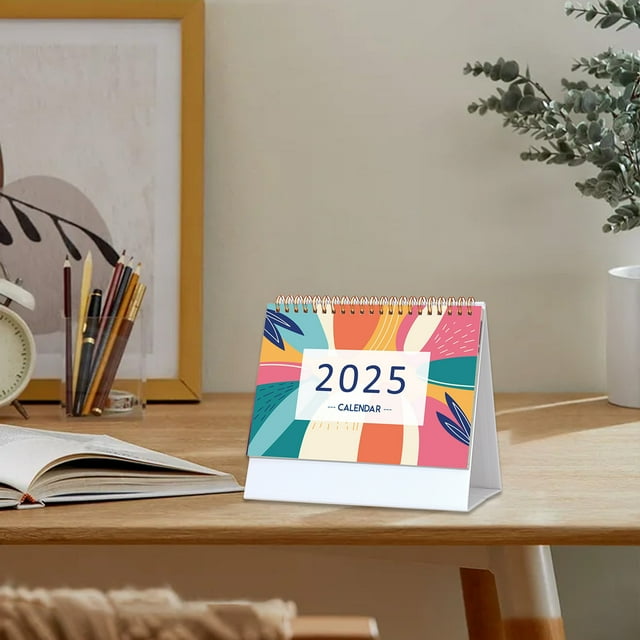 YUORW 2025 Sketchy Desk Calendar Calendar Desktop Memo Small Ornament Memorandum Book Return ...