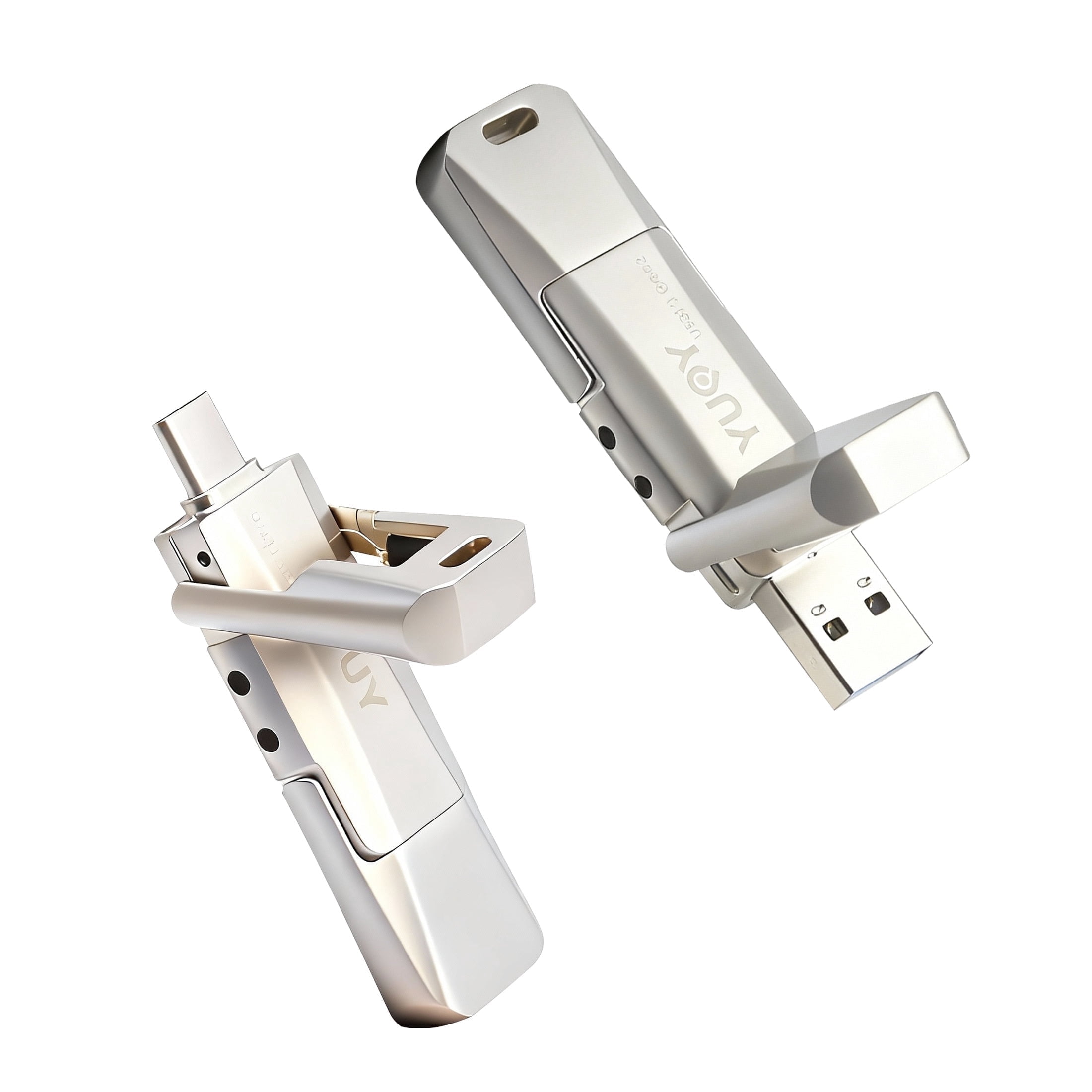 YUOY, Flash Drive, 256GB, USB C and USB A 3.0 Dual Connectors - Walmart.com