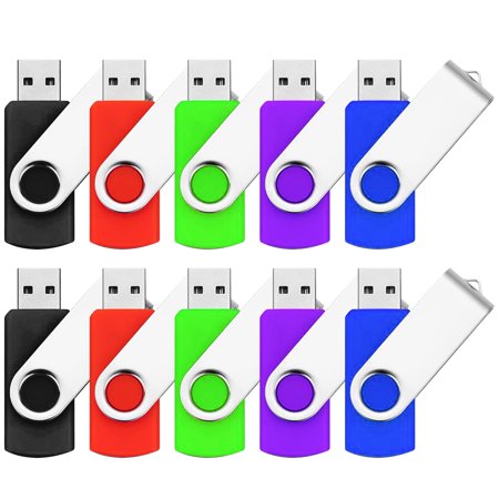 YUOY 2GB USB 2.0 Flash Drive Value Pack, 10 Pack