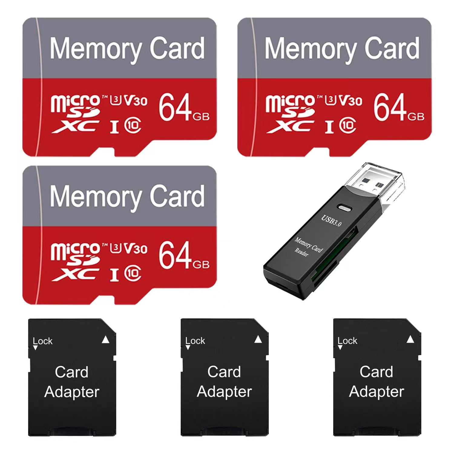Premium High Speed Micro SD Card microSDXC V30 UHS-I U3
