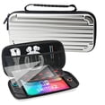 thumbnail image 1 of YUOY Carrying Case for Nintendo Switch 2 (2025) – Protective Travel Handbag with 2 HD Screen Protectors, 10 Game Card Slots, Thickened EVA Shell & Ultra-soft Interior (Silver), 1 of 7