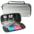 thumbnail image 1 of YUOY Carrying Case for Nintendo Switch 2 (2025) – Protective Travel Handbag with 2 HD Screen Protectors, 10 Game Card Slots, Thickened EVA Shell & Ultra-soft Interior (Silver), 1 of 7