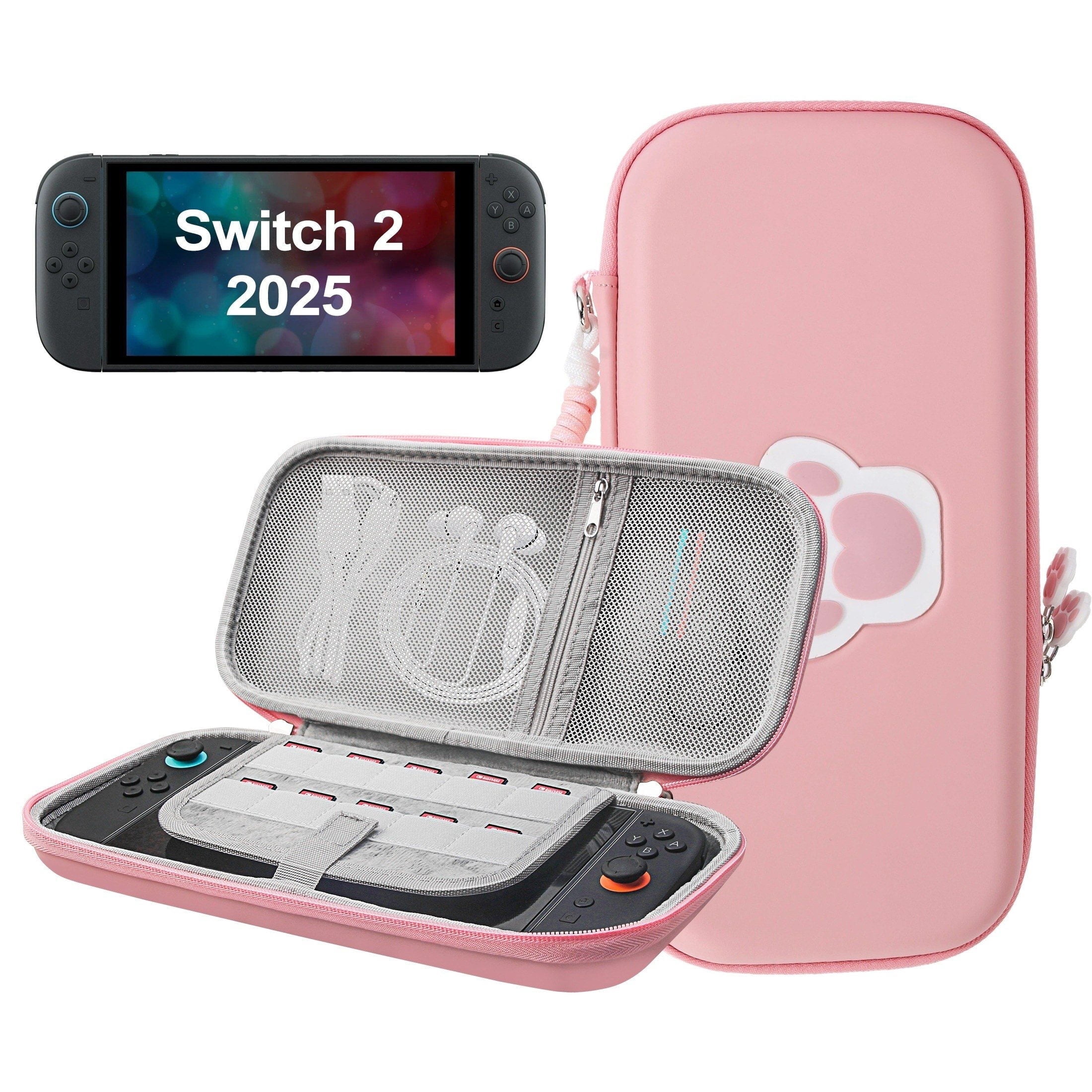 Nintendo Switch Lite ピンク Yoshiケース付き YUOY Carrying Case for Nintendo Switch 2 (2025), Travel Bag for