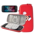 thumbnail image 1 of YUOY Carrying Case for Nintendo Switch 2 (2025), Travel Bag for Nintendo Switch 2 Accessories, Red, 1 of 8