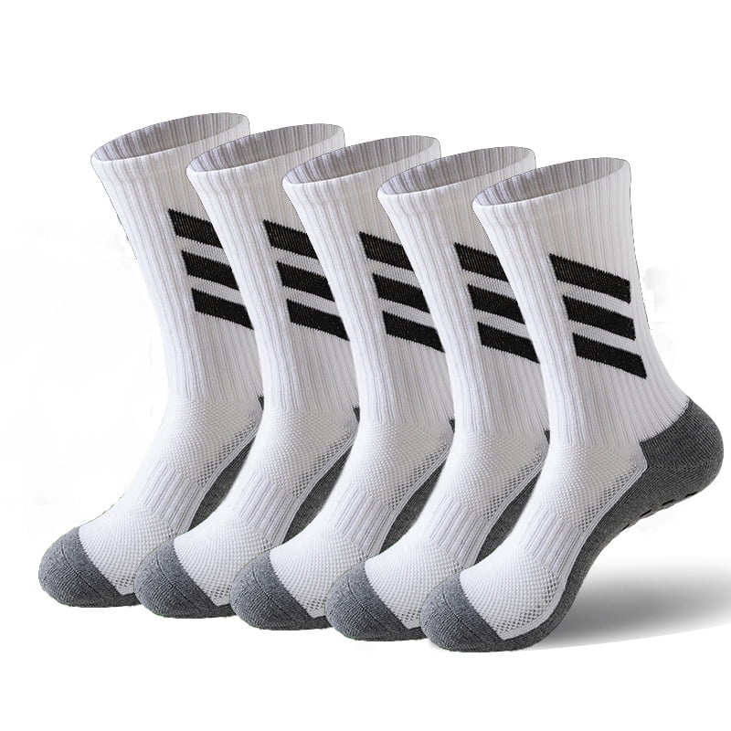 YUPAO Men Athletic Socks Sport Running Calf Socks Performance Cushioned