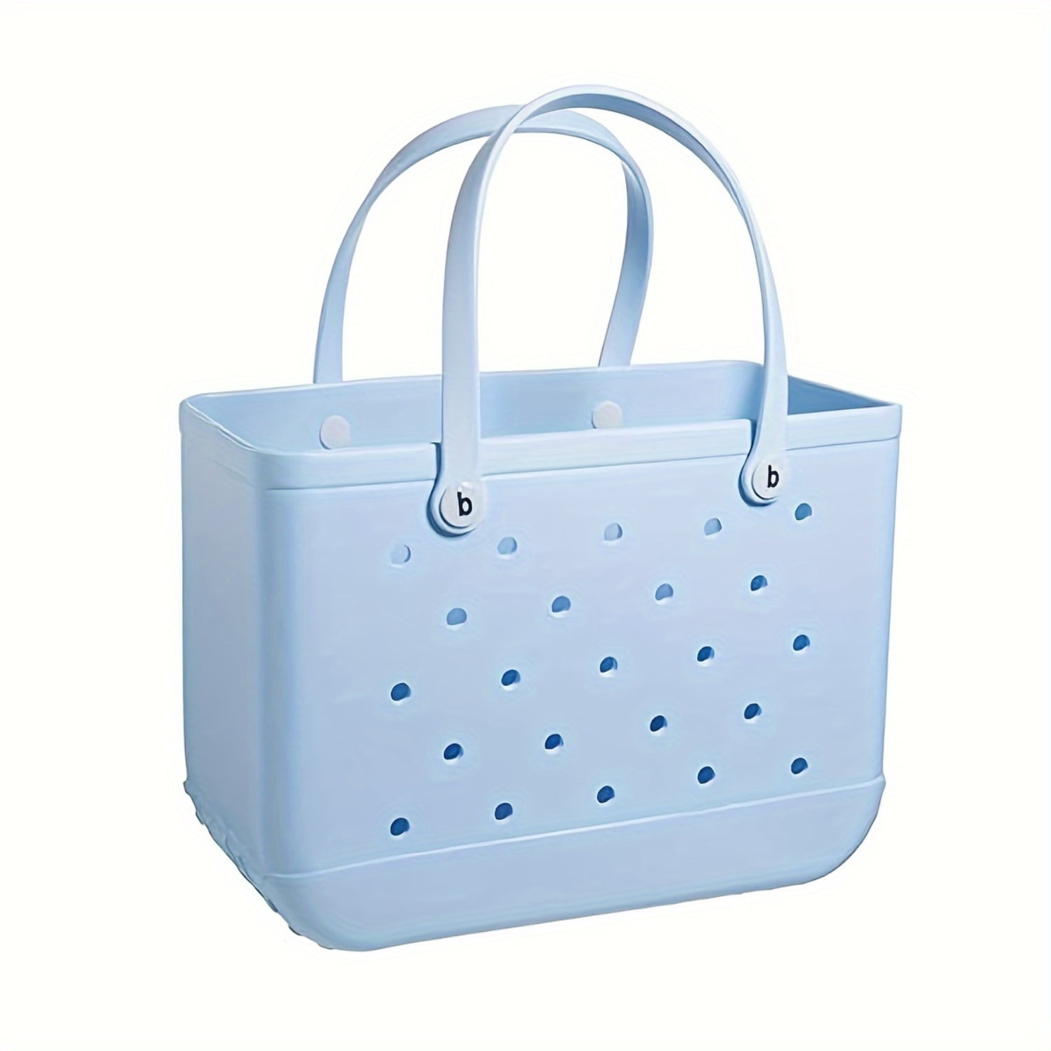 YUQIAOWL Summer Beach Bag Rubber Tote Bag Large Capacity Sundry Handbag Outdoor bag for Travel Beach Swimming Solid Color Water proof Bag Suitable for