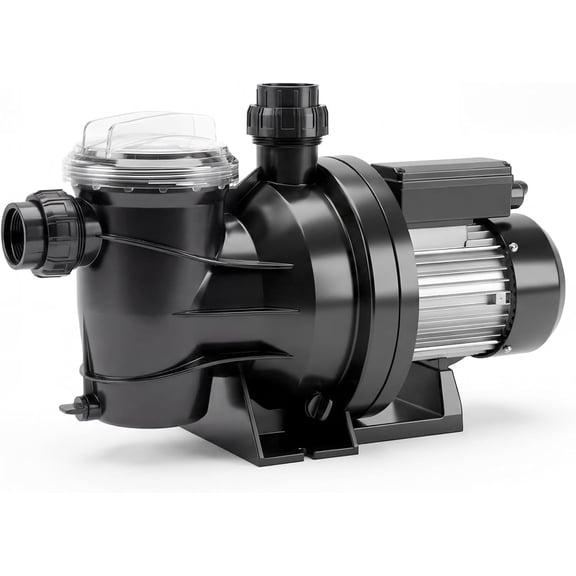 YUSAZENS 1.1 HP 3962 GPH Self Priming Water Pump, 115V Quiet High Flow Pool Circulator with 7FT Cord, Universal Circulation Pump for Inground Above Ground Pool Pond Hot Tub Spa