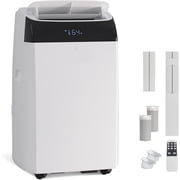 YUSAZENS 14000 BTU Dual Hose Portable AC & Heater   Inverter Heat Pump   Cools & Heats 700 Sq Ft   Quiet 42dB   Remote Control   for Bedroom, Living Room, Garage, RV