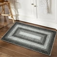 thumbnail image 1 of YUSAZENS 2'x3' Hallway Runner Rug, Washable Non-Slip Boho Braided Rustic Runner, Farmhouse Indoor Throw Rug, Low-Pile Long Carpet for Living Room, Bedroom, Entryway, Kitchen, Grey, 1 of 7