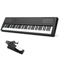 thumbnail image 1 of YUSAZENS Weighted Keyboard Piano 88 Keys, Full-Size Digital Piano Keyboard, Portable Electric Keyboard Piano, 88 Key Piano Keyboard with Sustain Pedal, Music Stand, Power Adapter, 1 of 6