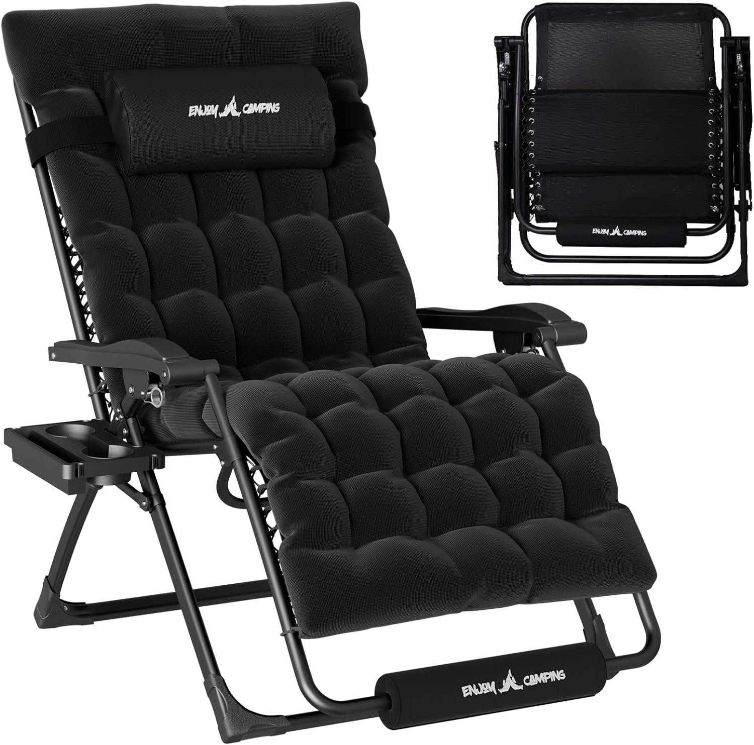 MF Studio Oversize XL Padded Zero Gravity Lounge Chairs Adjustable