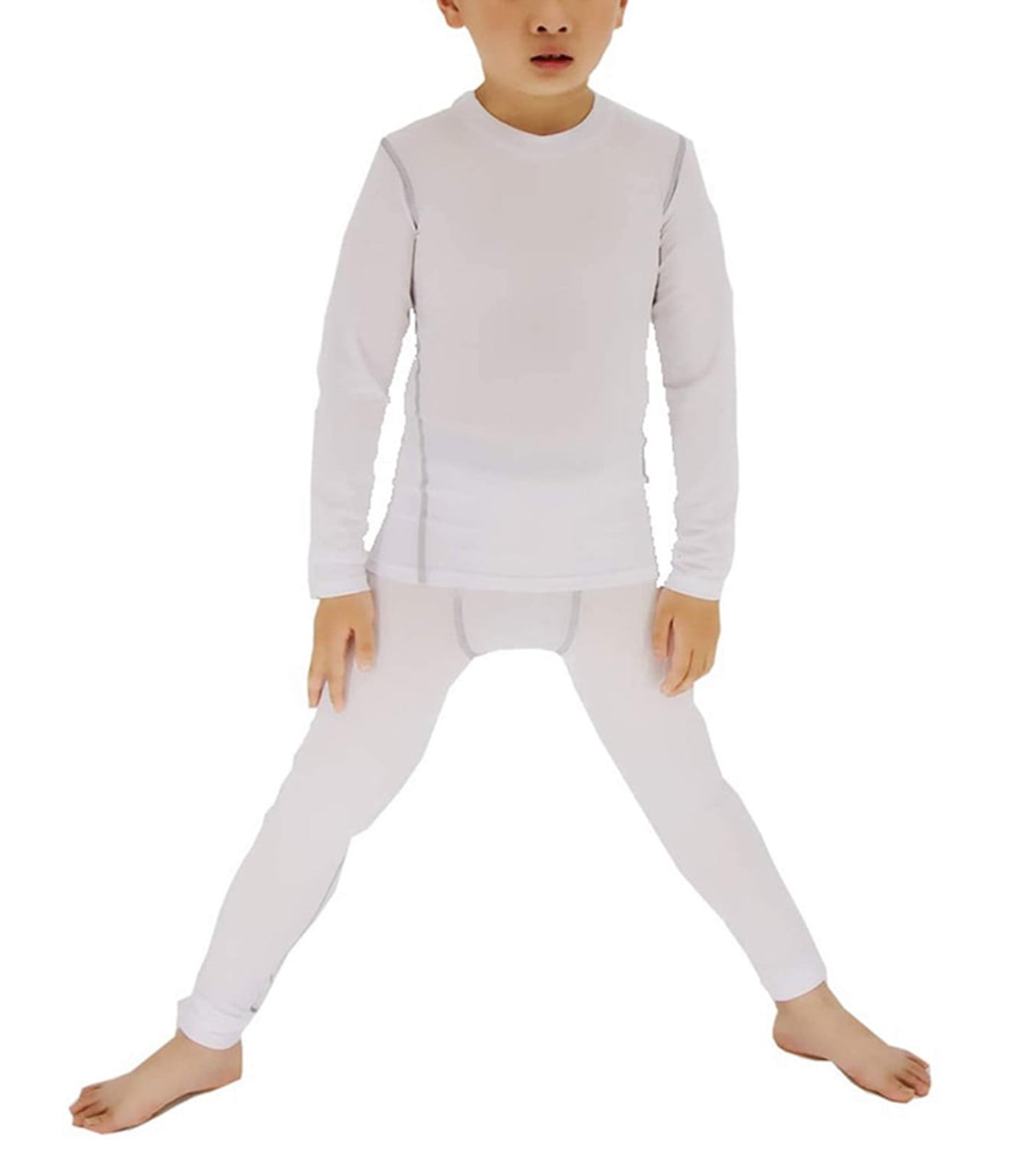 YUSHOW Boys Thermal Underwear Set Base Layer Long Sleeve Top and