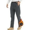 thumbnail image 1 of YUSHOW Mens Snow Ski Pants Waterproof Fleece Lined Outdoor Hiking Softshell Pants Size S, 1 of 7