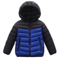 thumbnail image 1 of YUSIM Boys Winter Coats with Hood- Midweight Casual Warm Zip Up Quilted Jackets Blue Size 10, 1 of 4
